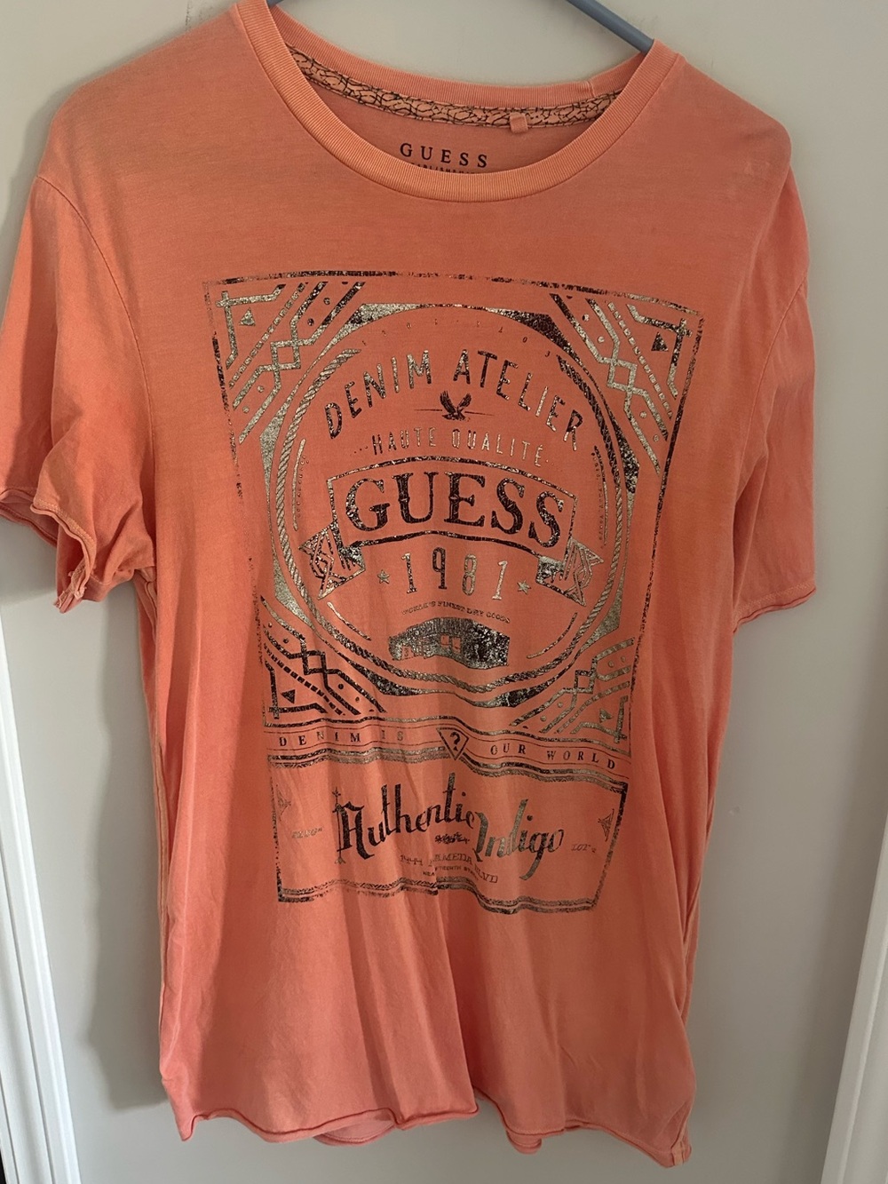 GUESS Men's Coral Graphic Tee